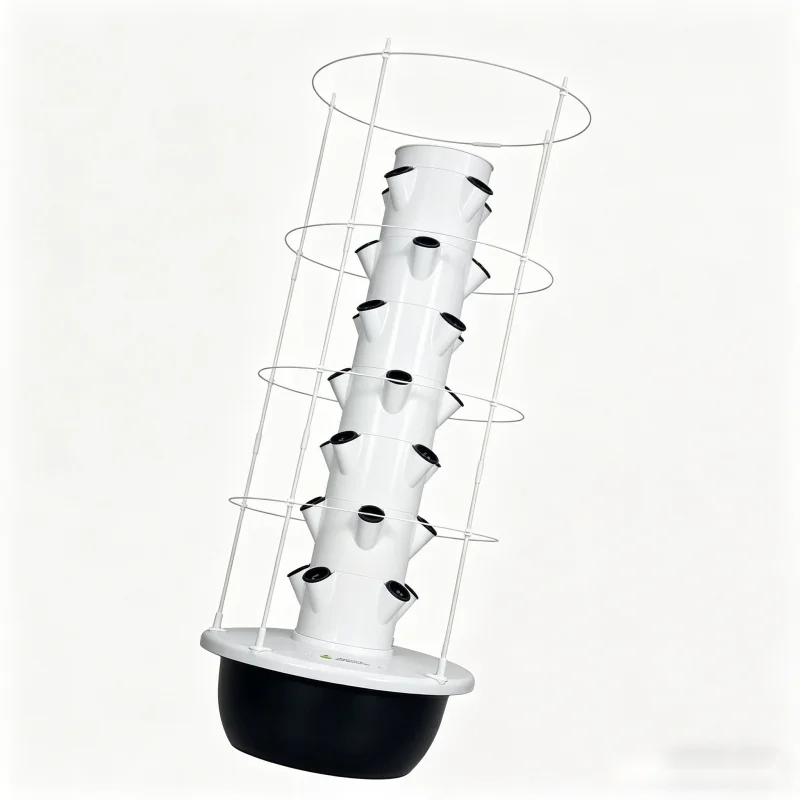 Smart Garden Tower - 9-laags aeroponische hydroponische groenteplantenbak met trellis,