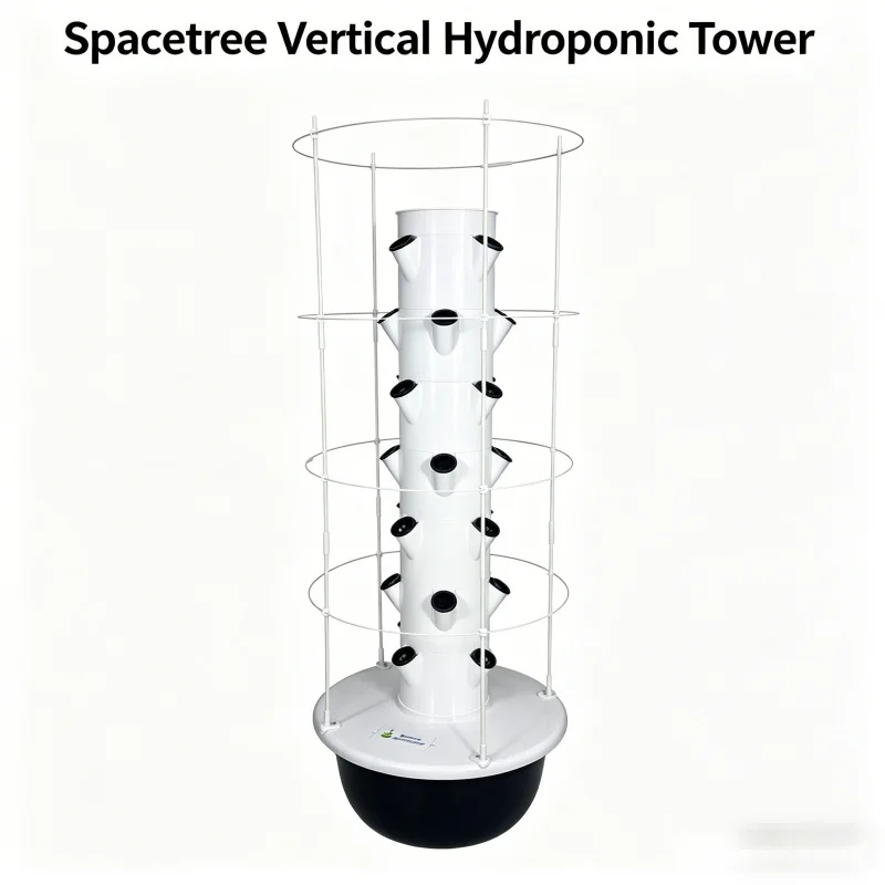 Smart Garden Tower - Slim verticaal hydroponisch torenkweeksysteem voor binnen