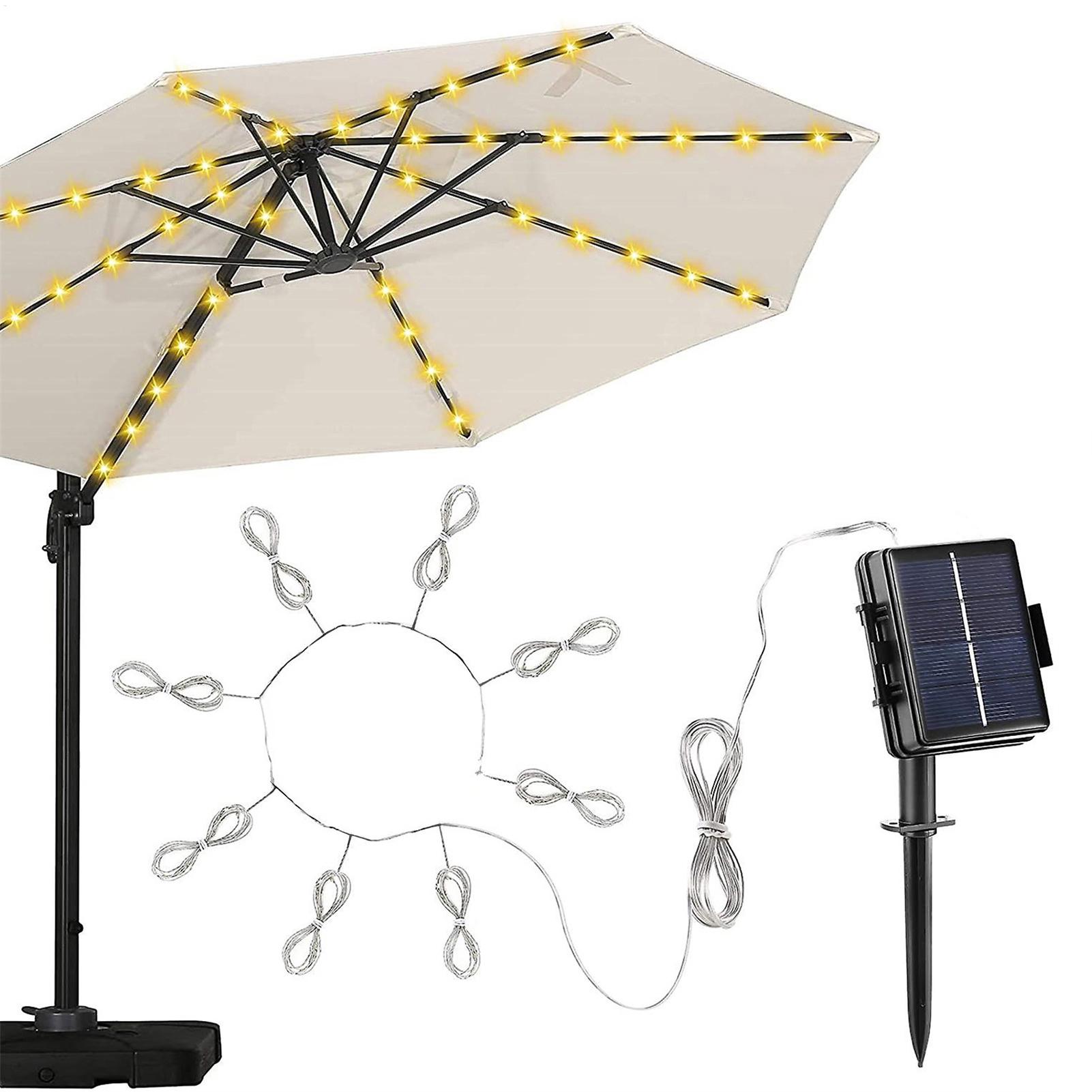 Smart Garden Umbrella - Zonne-tuinparaplulamp, op zonne-energie werkende decoratieve lamp