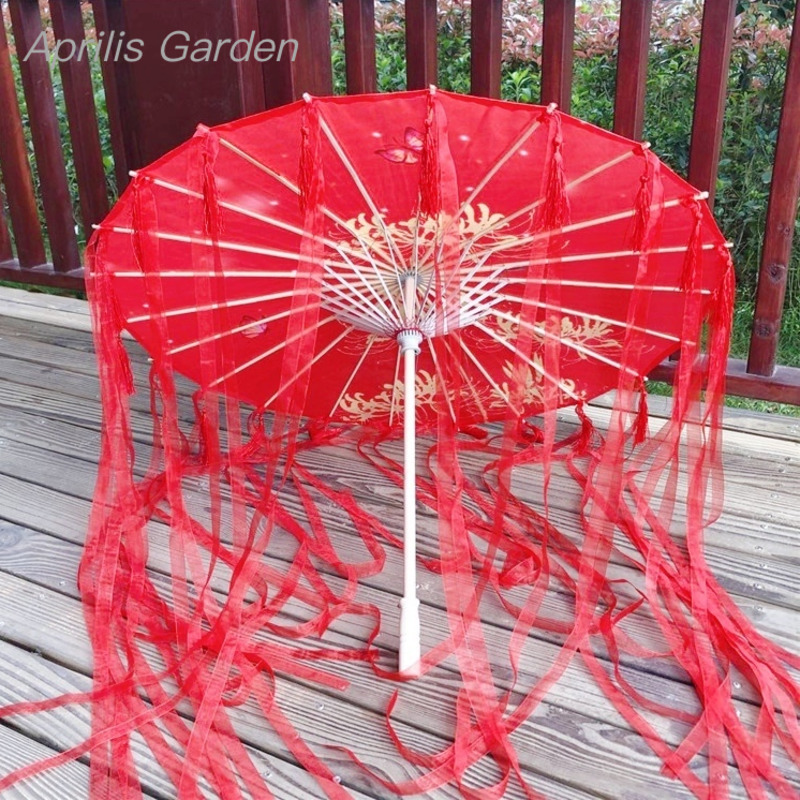 Smart Garden Umbrella - 82 cm Rode Bloem Oude Olie