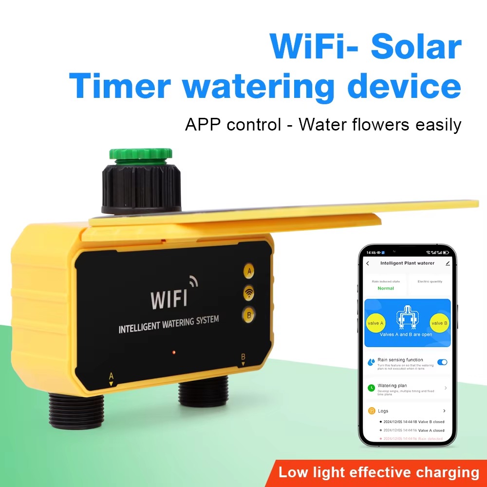 1/2 Uitgangen WIFI Zonne-irrig - Smart Garden Tap recensie en prijs