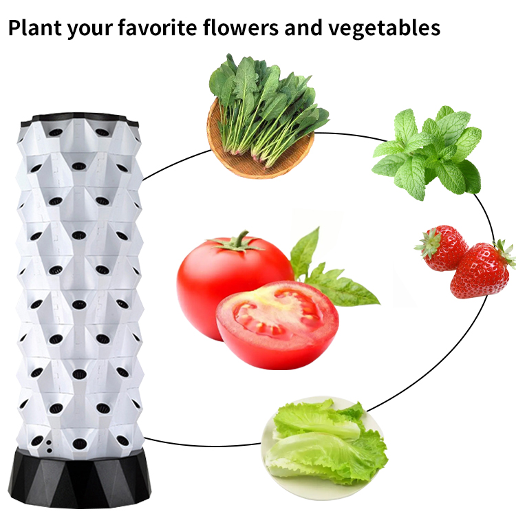Slimme Hydroponics Kit Zelfwat - Smart Garden Tower recensie en prijs