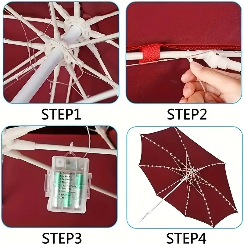 104 Led Paraplu Verlichting Bu - Smart Garden Umbrella recensie en prijs