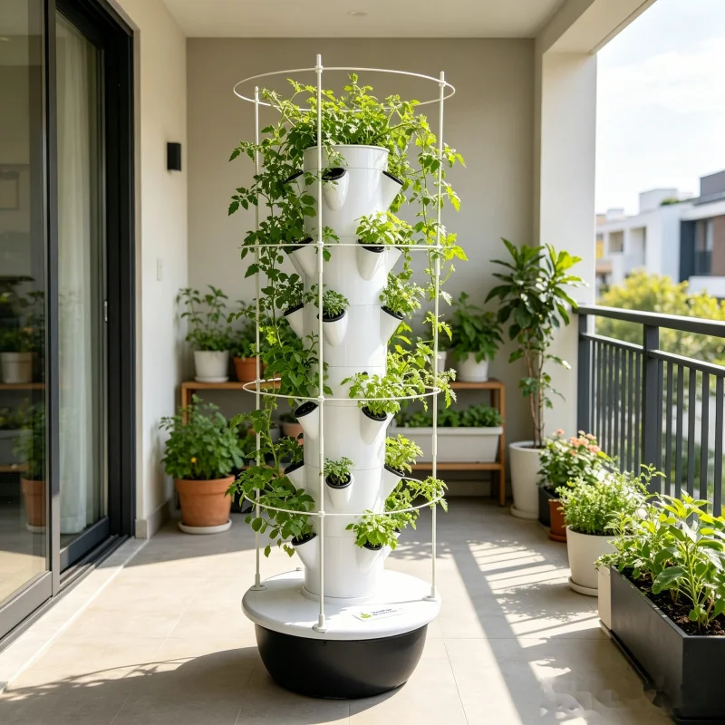 9-laags aeroponische hydroponi - Smart Garden Tower recensie en prijs
