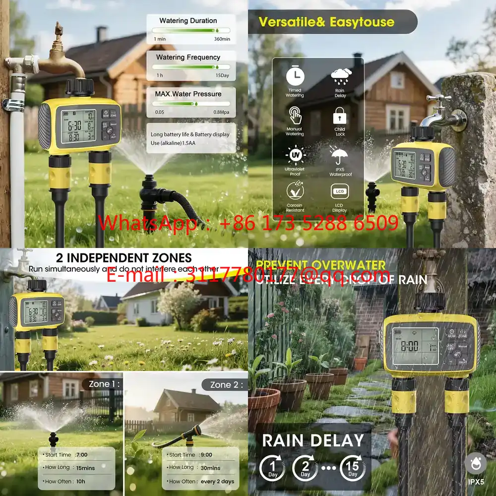 WAP01 Grote Schermweergave Tui - Smart Garden Water Timer recensie en prijs