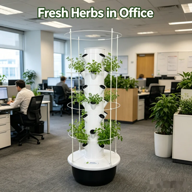 Slim verticaal hydroponisch to - Smart Garden Tower recensie en prijs