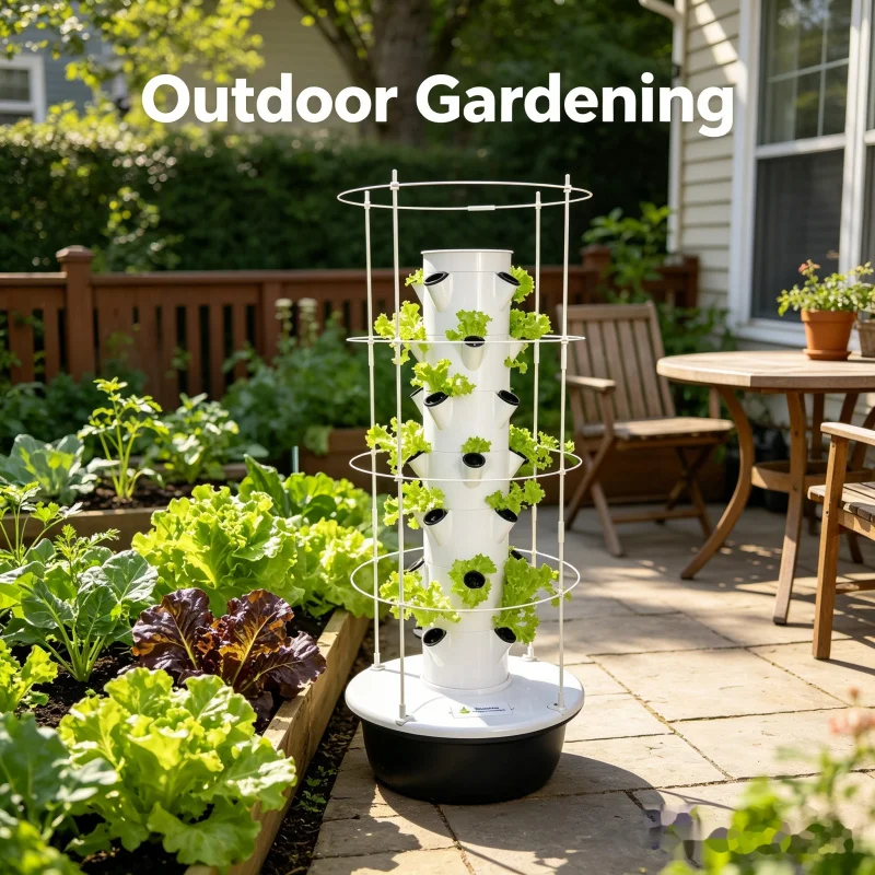 Slim verticaal hydroponisch to - Smart Garden Tower recensie en prijs