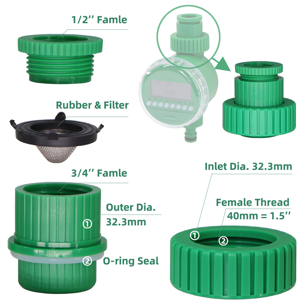 Muciakie 1/2 ''3/4'' Tap Conne - Smart Garden Tap recensie en prijs