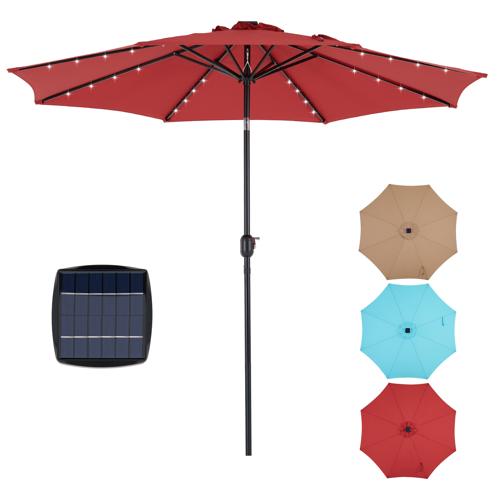 JHK 10FT zonne-terrasparaplu m - Smart Garden Umbrella recensie en prijs
