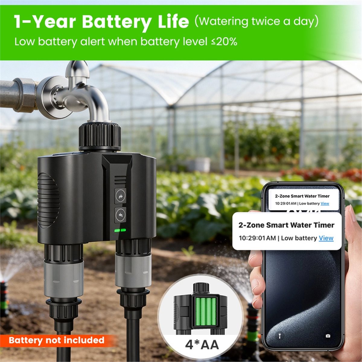 Y17A 1 Set WiFi Water Timer vo - Smart Garden Water Timer recensie en prijs