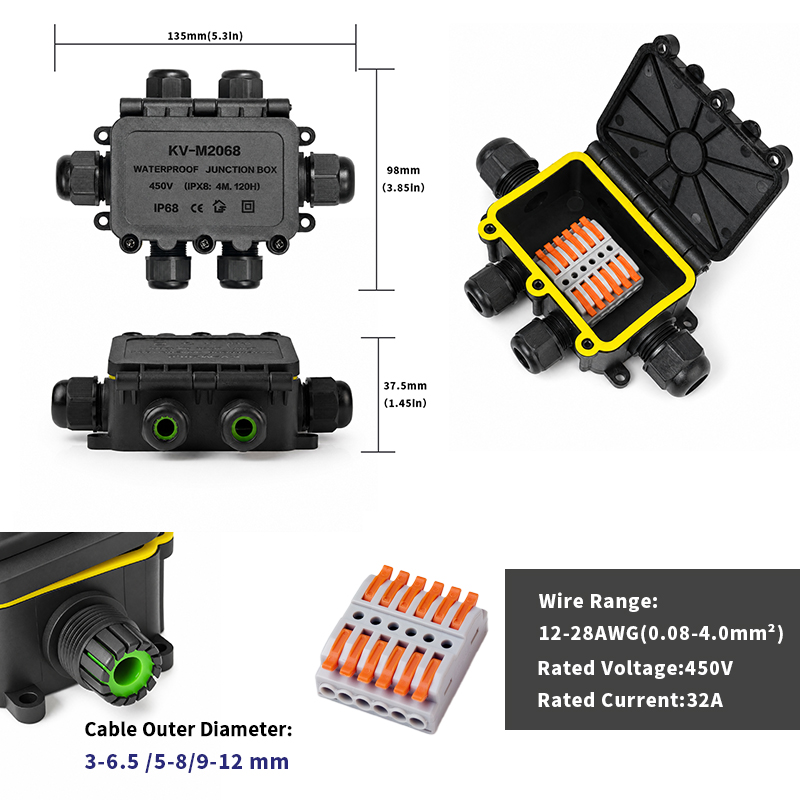 IP68 Waterdichte Junction Box  - Smart Garden Storage recensie en prijs