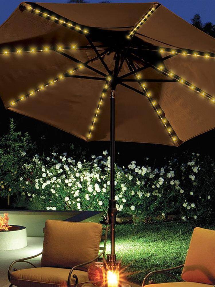 104 LED-paraplulampjes met 8 m - Smart Garden Umbrella recensie en prijs